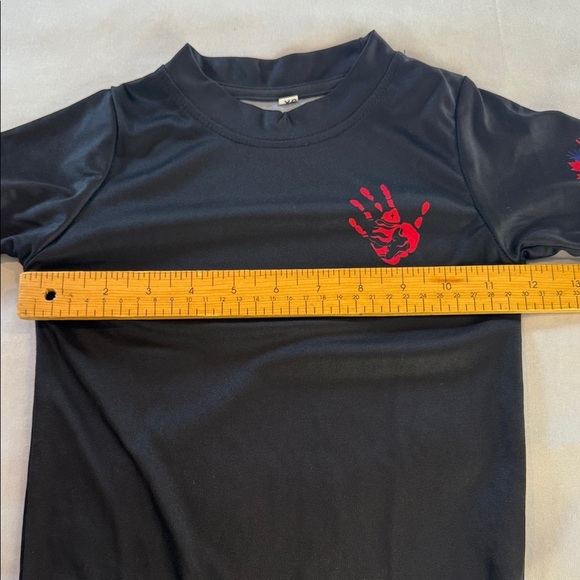 IndiGenZ Kids T-Shirt Black Red MMIW No More Stolen Sisters Sz XS - Picture 9 of 9